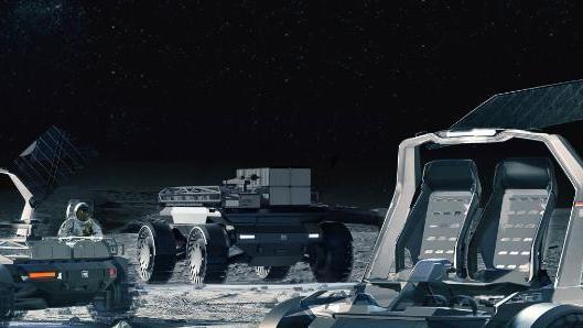 通用汽车和洛克希德正在研发可以载人的月球车