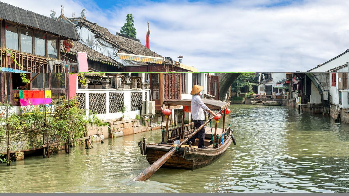 古镇|上海最出名的水乡古镇，国庆游客数不胜数，被誉为“上海威尼斯”