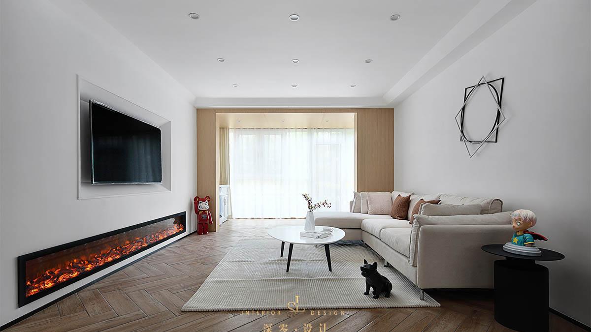 140㎡客餐厨一体，阳台和客厅打通，整个室内采光优秀的不是一点点