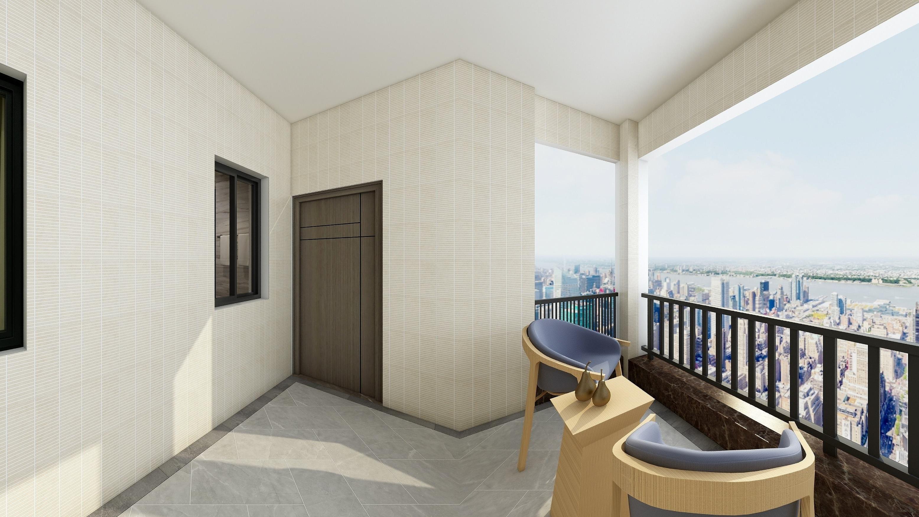 客厅阳台墙面贴砖有必要吗？