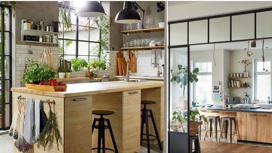 “去餐厅化”设计：厨房岛台代替餐桌，餐厨一体，还能节省空间！