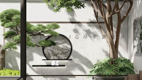 粉墙黛瓦新中式小院，尽显江南韵味