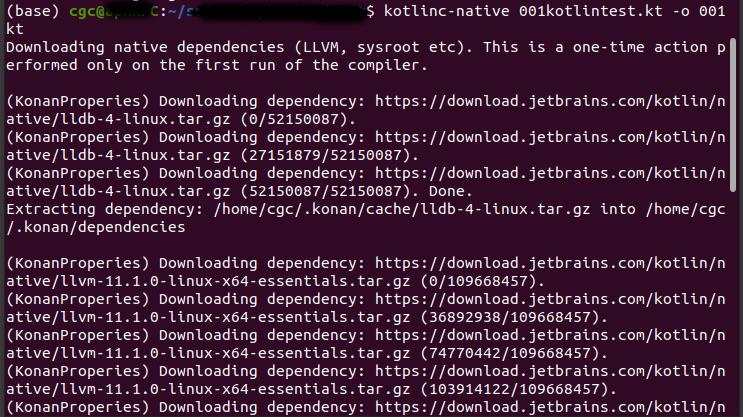 Ubuntu|Kotlin在Ubuntu系统下可被编译的.kexe可执行文件