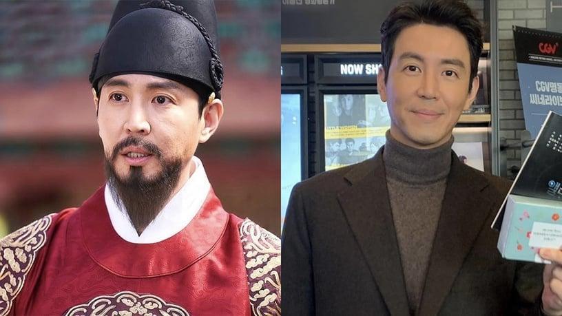 王后伞下|《王后伞下》演员古装vs时装！金憓秀现代装帅翻，义圣君时装更帅