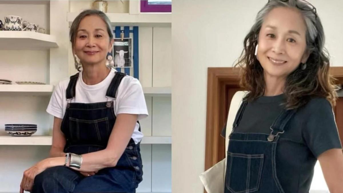 发型 精致优雅的“时髦奶奶”：看重发型仪态，搭配不繁不乱，显贵体面