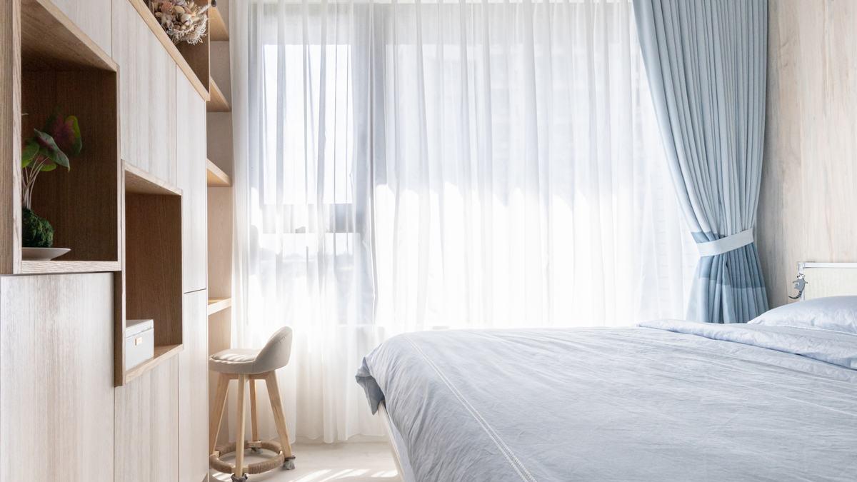 85平原木风两室一厅装修设计，真漂亮