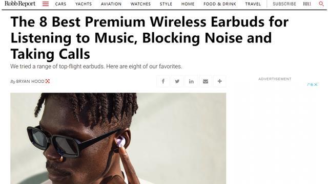 美国杂志评：8款高级无线耳机，适合听音乐、降噪和通话