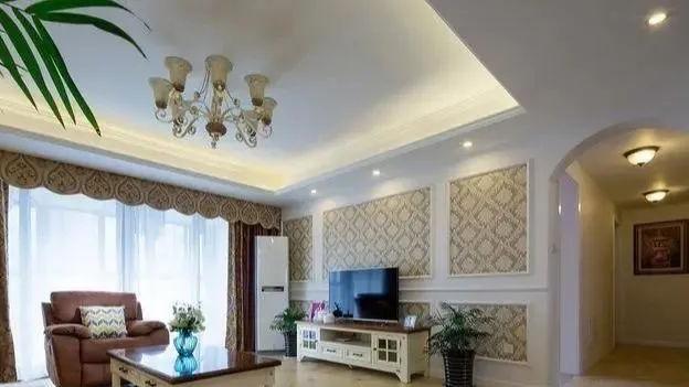 129平新房，装修花了21万，太漂亮了，客厅最抢眼，忍不住晒晒！