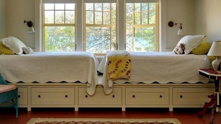 飘窗别瞎装修设计！直接改造成床，美观不说，客人来还可以当床