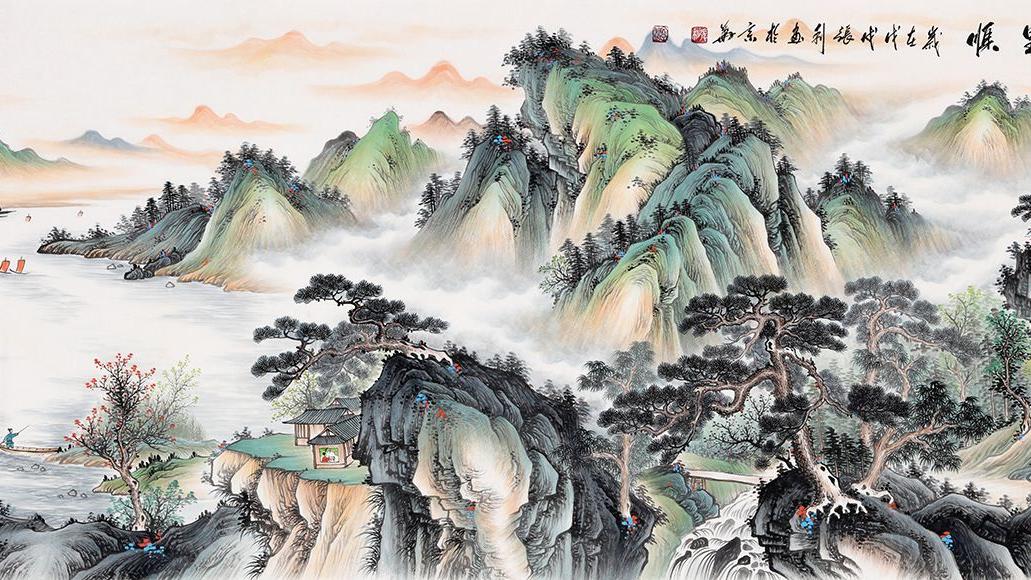 客厅挂画 艺术山水意境十足 这几幅佳作不容错过