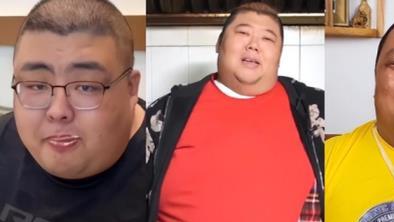 彩妆品牌 吃播四巨头之一的胖猴仔，减重200斤后重操旧业，网友：不长记性