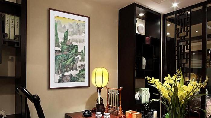 书房装饰画 品位山水打造艺术家居