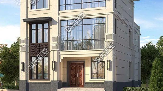 别墅|占地10.5X15.5米，简欧三层小别墅，建他准没错