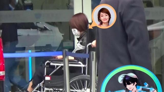 马伊琍|马伊琍坐轮椅现身医院，脚上加着固定器，保镖助理随伺仍神情落寞