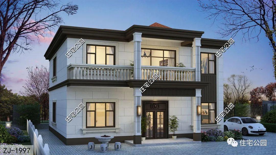 12×14米带挑空餐厅的二层新中式别墅，挑空餐厅和挑空客厅谁更好