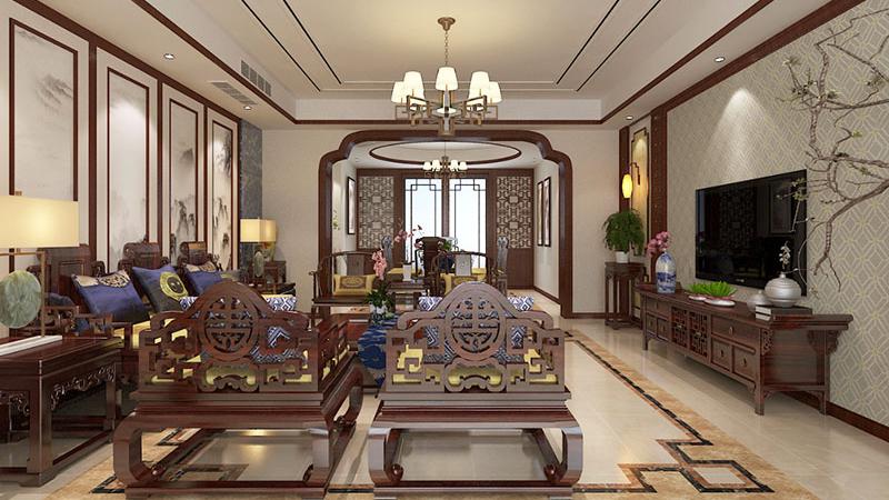 中式红木装修，展现华丽雅致的生活情调