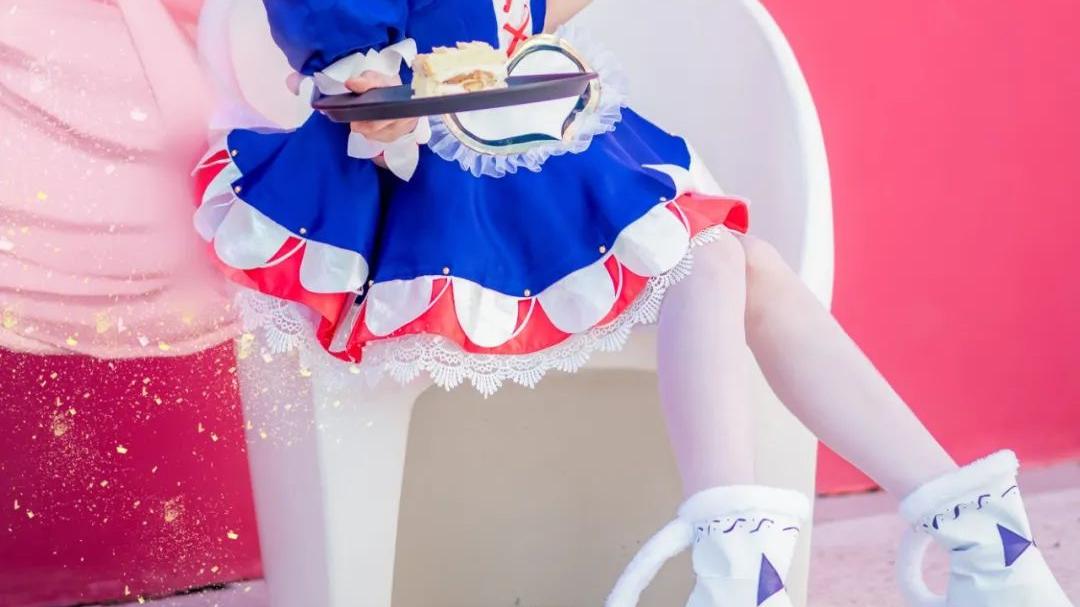 |cos：王者荣耀妲己女仆咖啡cos正片@挽黎