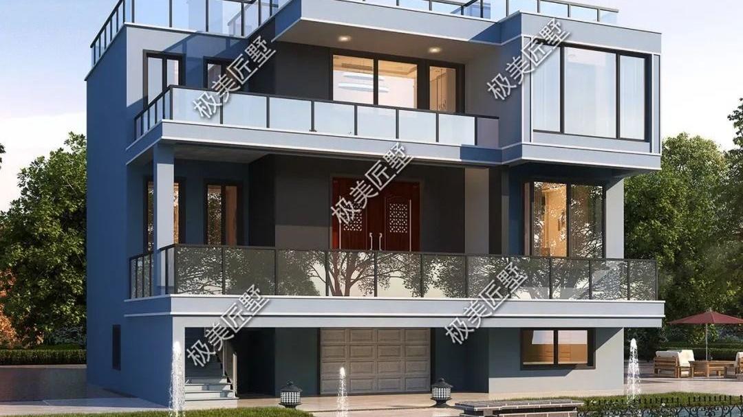 占地12X11米把都市风格搬回家，有青山绿水，更有亲朋伴