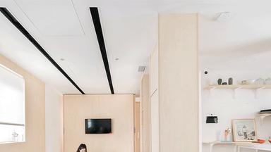 不服不行！45的房子，她靠2面活动墙，直接摇身一变成两室一厅