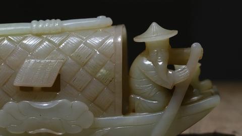 翡翠|舊藏和田玉“舟船”