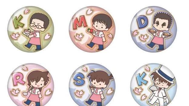 |名侦探柯南：豆豆眼系列Q版周边，全员变身厨师，过分可爱了