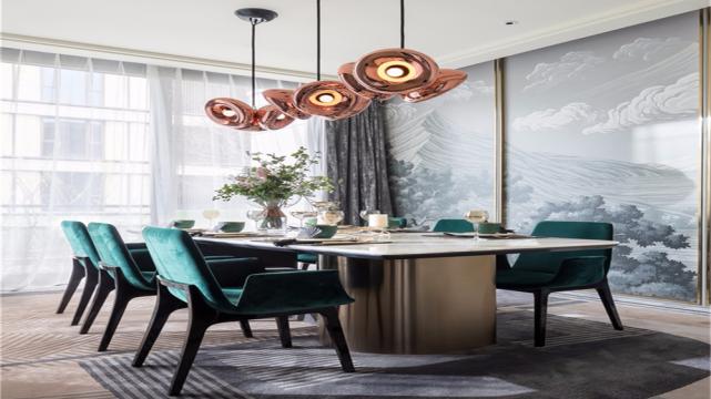 130平古典风三居室，现代与上世纪初巴黎艺术风格在此邂逅