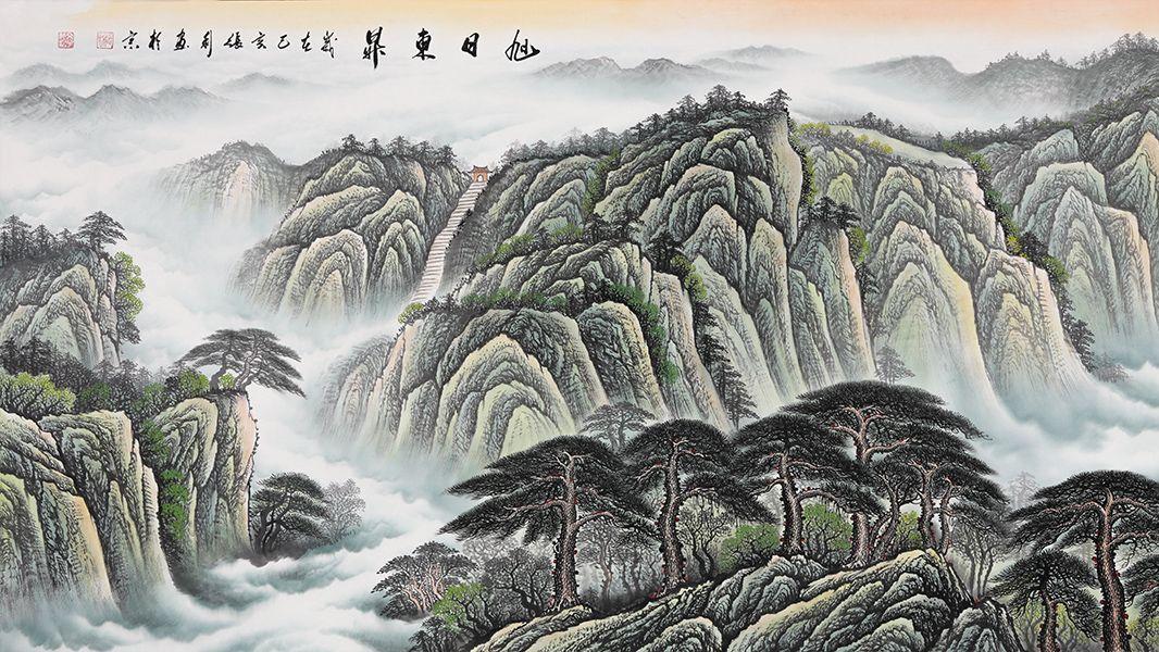 北京市|办公室装饰 挂名家山水画更有品位 张利作品