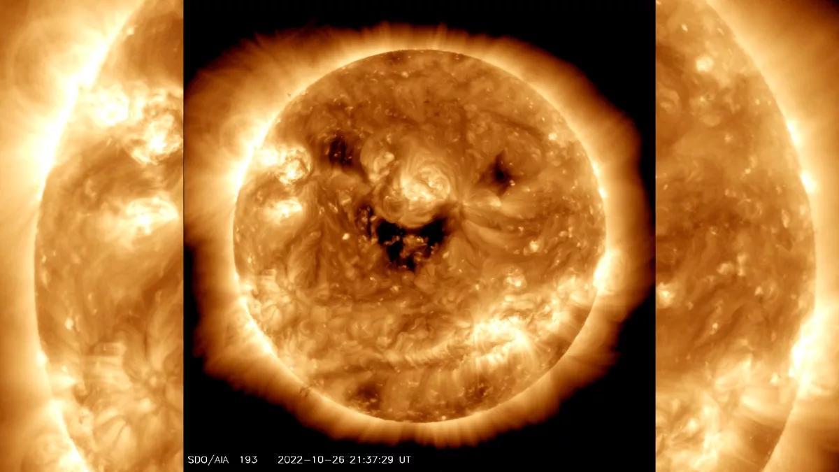 NASA罕见发现太阳露出个笑脸！专家：不是好事！更可怕的事将再袭地球
