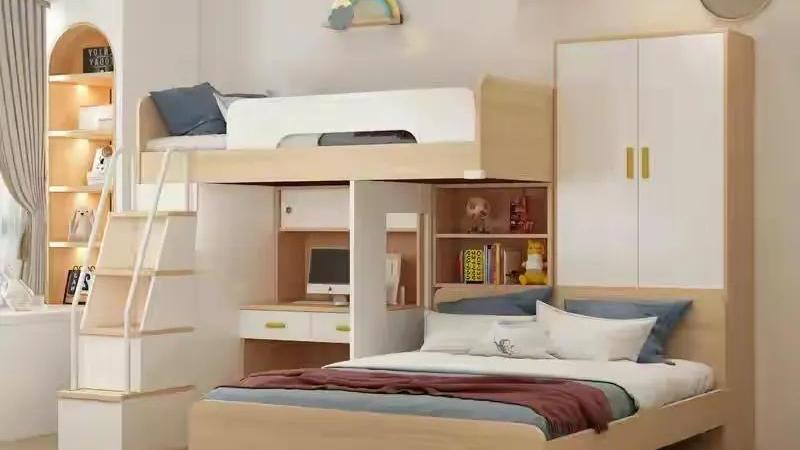 双人床落伍了，新式“错位床”一出，整洁美观省空间，备受业主青睐