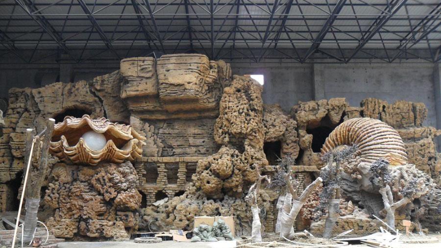 五分硬币|直塑假山塑石成品能有多出神入化？看了便知