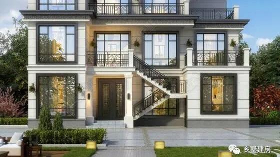 框架结构14.5X13米，建房就选这款平屋顶，美观实用造价低