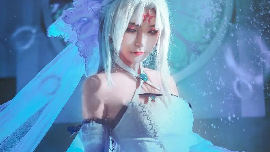 杨戬|cos：三眼哮天录?杨戬水母服cos正片@梓墨