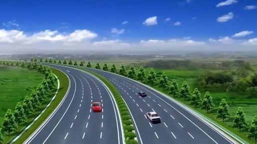 得意地笑，京昆高速复线成都至绵阳段来了，当地百姓有福啊