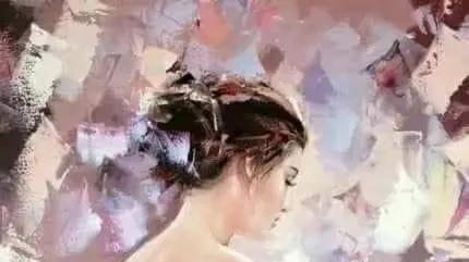 |赏心悦目之油画佳丽