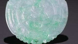 文玩|晚清 翡翠雕「一团和气」挂佩