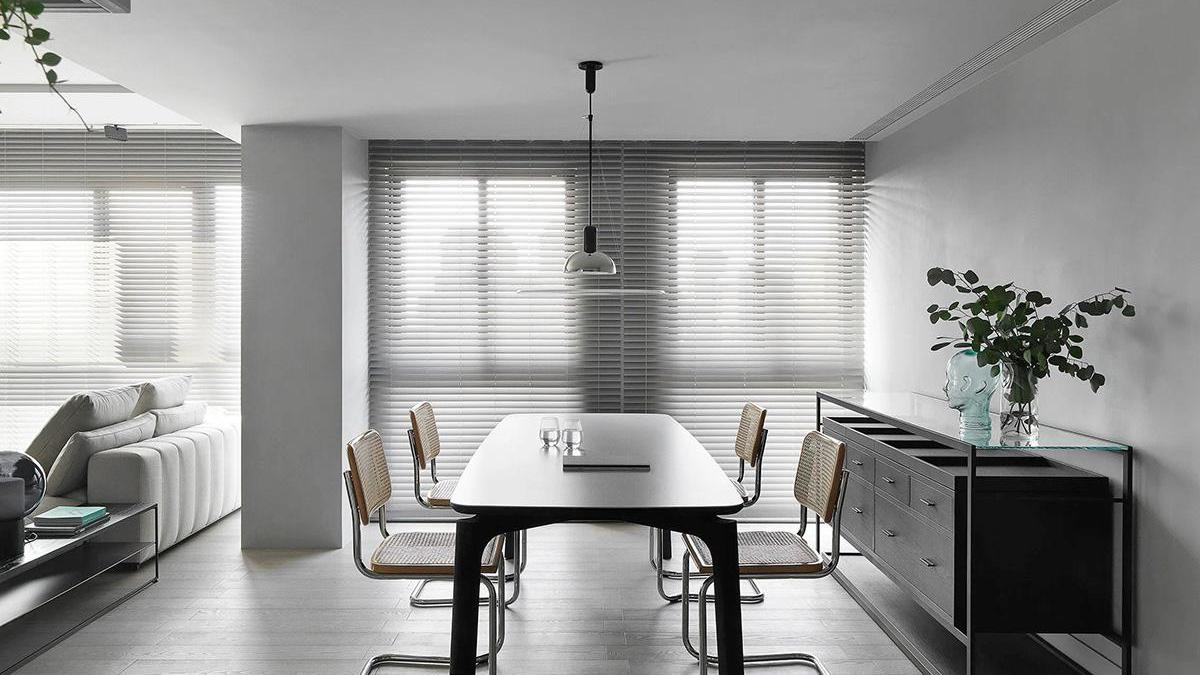 坚持极简装修，把208㎡的家装修得一尘不染，骨子里透着高级感