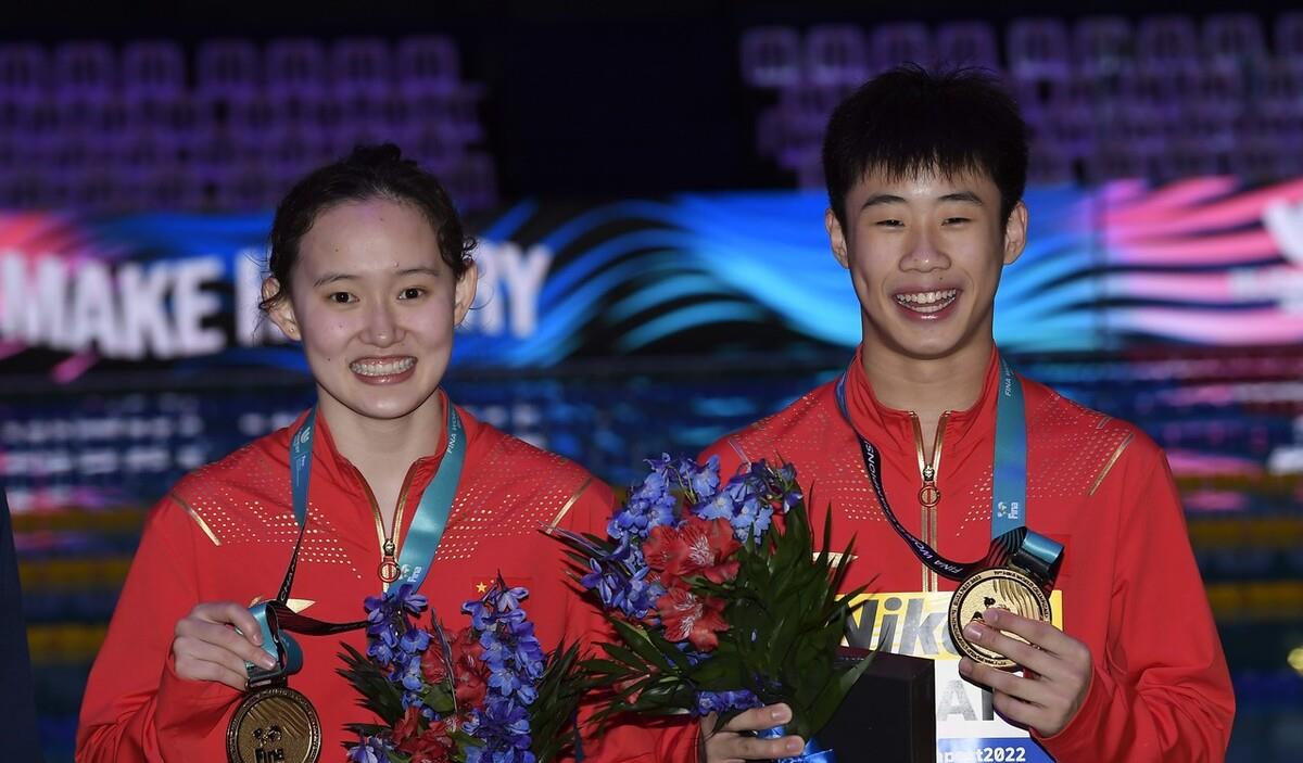 |世锦赛任茜段宇混双10米台夺金，陈艺文昌雅妮排前二进3米板决赛