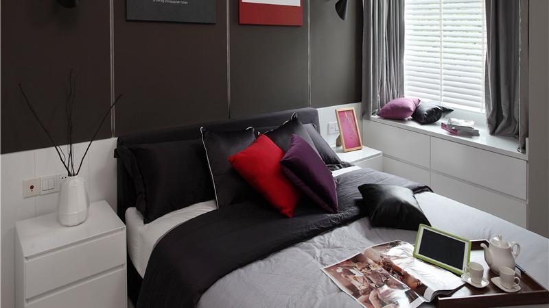 113平现代风三居室，绿色让书房更舒适缓解用眼疲劳，太有心了