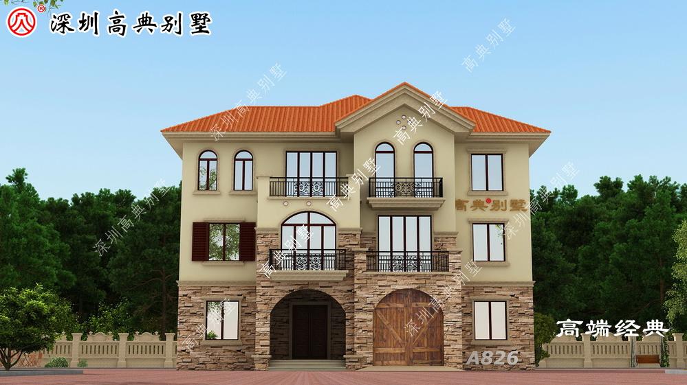 ?简约欧式两层半户型，在农村这么受欢迎，原来是这原因