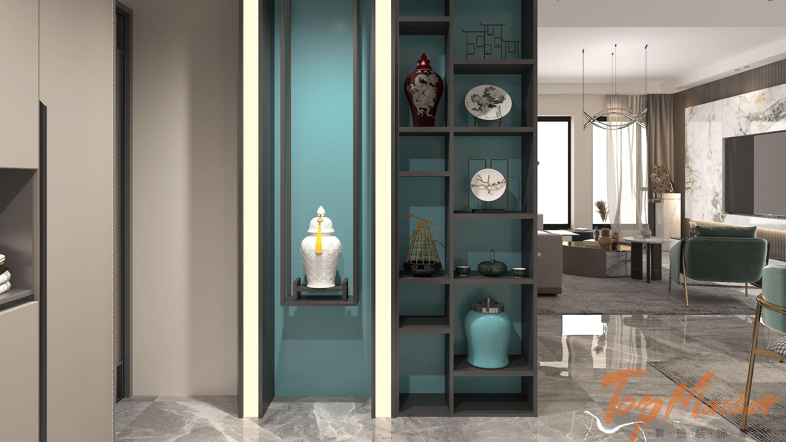 【鲁班装饰】实力心城140㎡现代风格，独立美