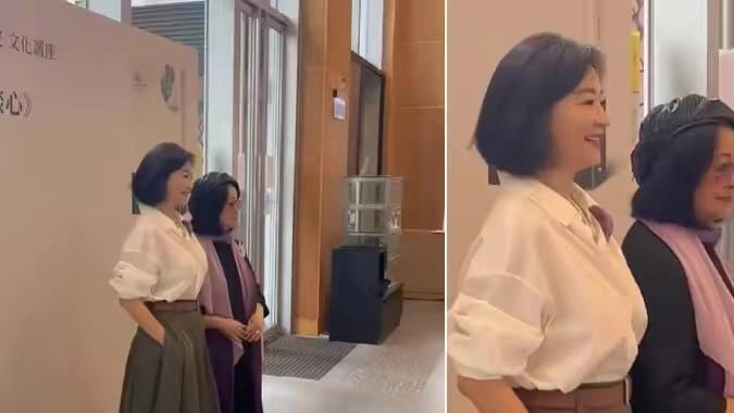 林青霞 林青霞罕见公开亮相，口罩太小勒出两道肉，67岁的人看脸还像40岁