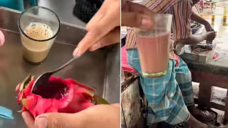 孟加拉国一个男孩卖火龙果奶茶的视频 在社交媒体上疯传