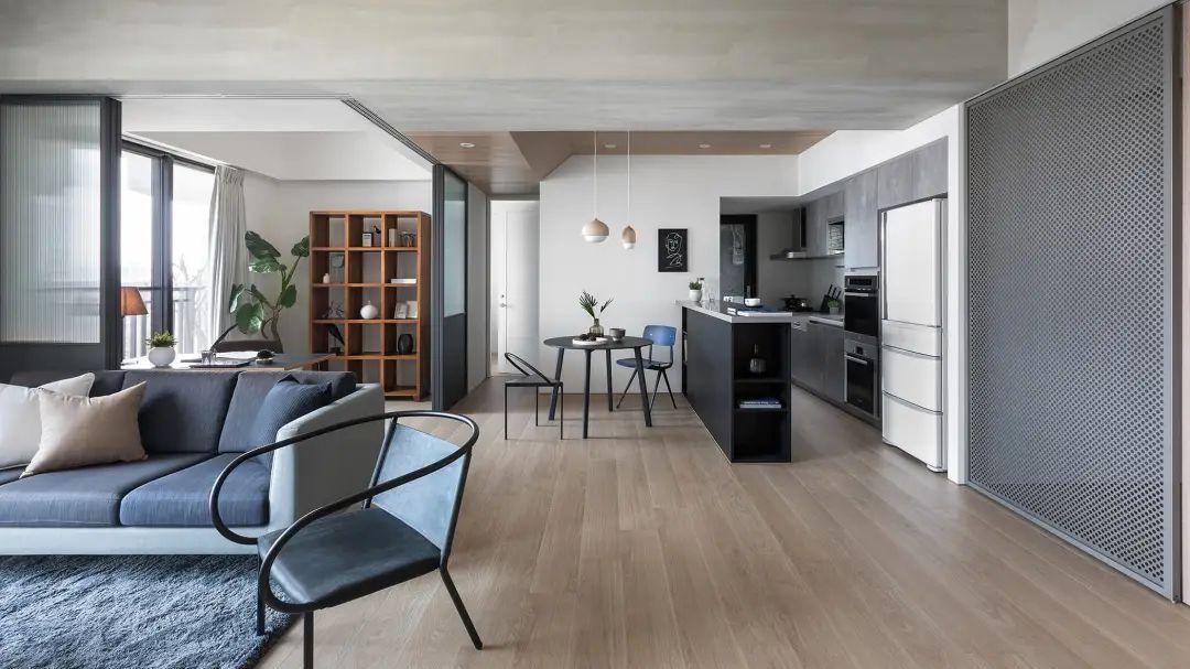 90㎡简约风格的家装设计，没有冷冰冰硬邦邦的感觉