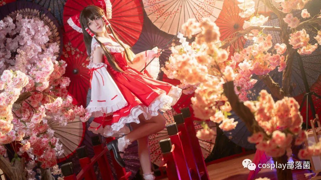 |cos：博丽灵梦cos正片@楚楚子，少女祈祷中