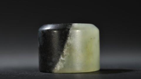 和田玉籽料|清代 和田玉籽料扳指