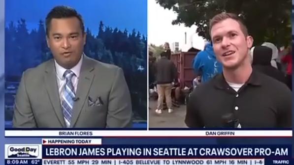 勒布朗·詹姆斯|这就是超巨！半职业联赛席无空座，苦等詹姆斯12小时，球迷：都值得