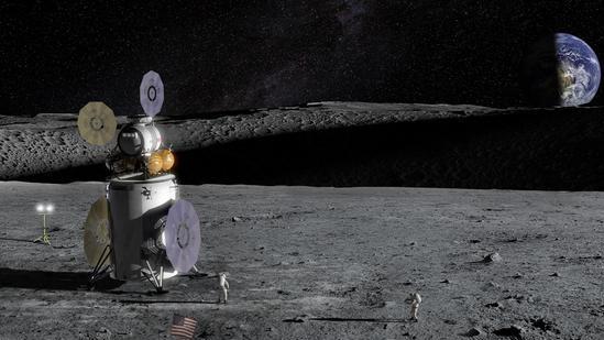 微波加热月球土壤，可以直接在月球表面制造火箭着陆台，经济划算