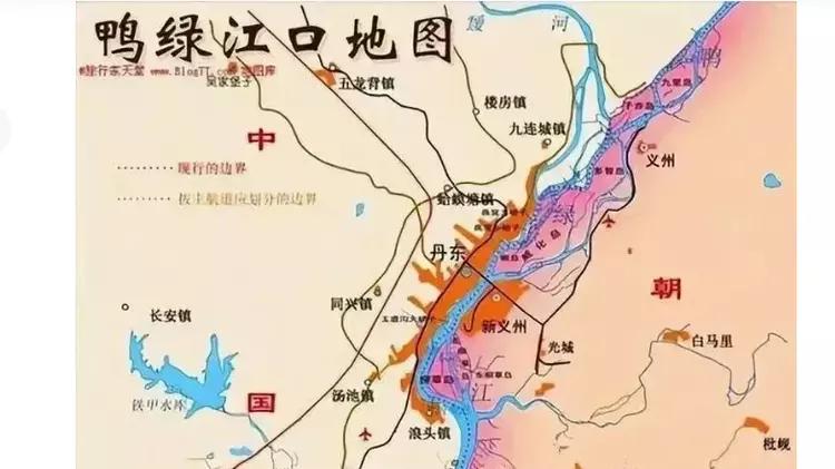 |看鸭绿江很奇怪，为什么大多数岛屿都属于朝鲜？