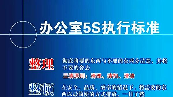 |【5S目视化管理】作业区域目视化办公室5S执行标准