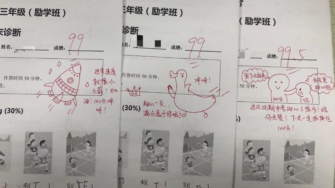 招聘|初入职场的女教师因“批卷”走红，深受校长赞赏，学生也爱不释手